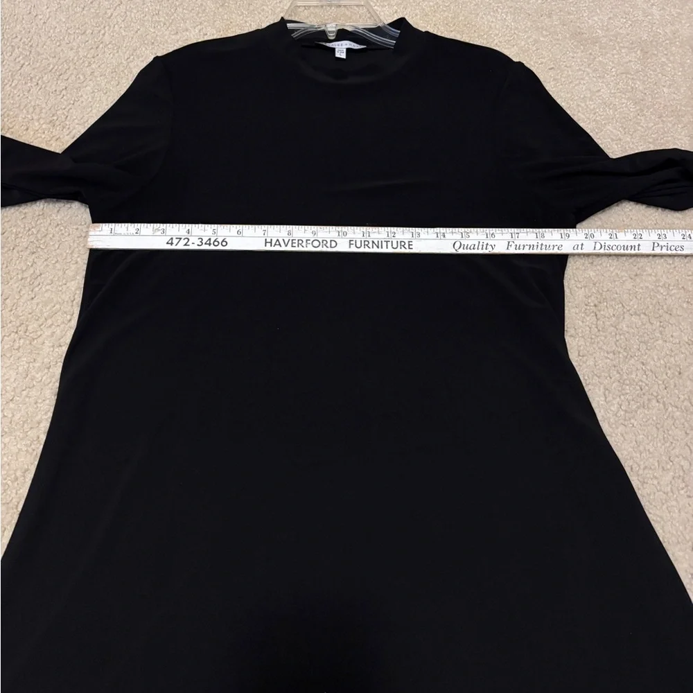 EUC Annalee + Hope Black Mockneck Skater Tent Mini Midi Dress | Women’s Large - Picture 5 of 11